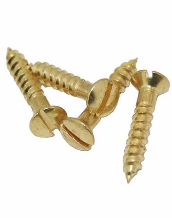 20 Houtschroeven Timeless 3,5x20 messing