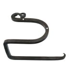 Toiletrolhouder 160 mm ijzer blank