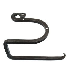 Toiletrolhouder 160 mm ijzer blank