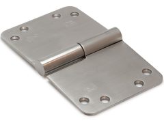 SKG3 Kogelstift paumelle Ronde hoek 150x89 mm Rechts rvs