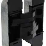 Intersteel Scharnier Zamak 130x30 mm Binnenwerk zwart - zwarte Afdekkappen