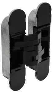 Intersteel Scharnier Zamak 130x30 mm Binnenwerk zwart - zwarte Afdekkappen