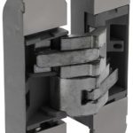 Intersteel Scharnier Fiberglas 130x30 mm Binnenwerk Verzinkt - Vernikkelde Afdekkappen