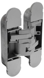 Intersteel Scharnier Zamak 130x30 mm Binnenwerk Grijs Gelakt - Grijs Gelakte Afdekkappen