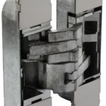 Intersteel Scharnier Zamak 130x30 mm Binnenwerk Verzinkt - Vernikkelde Afdekkappen