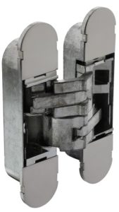 Intersteel Scharnier Zamak 130x30 mm Binnenwerk Verzinkt - Vernikkelde Afdekkappen