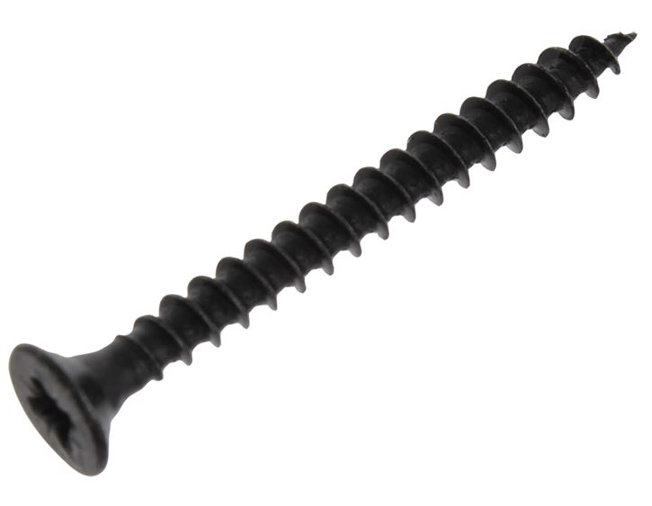 10 stuks Starx Spaanplaatschroef zwart Gelakt 3.0 x 25 mm