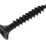 10 stuks Starx Spaanplaatschroef zwart Gelakt 4.0 x 50 mm