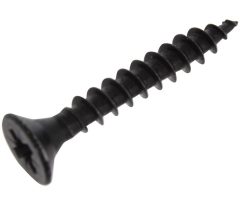 10 stuks Starx Spaanplaatschroef zwart Gelakt 4.0 x 50 mm