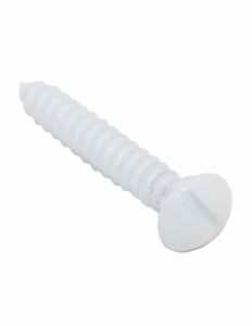 20 stuks schroeven 24 mm Wit