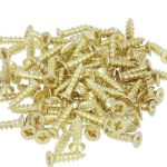 50 Houtschroeven Vermessingd 3,0 X 12 mm