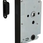 Intersteel Magneet Badkamer/Toilet slot 63/8mm Met zwarte Voorplaat 20X175 mm