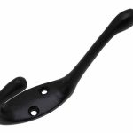 Kapstokhaak IJzer zwart 90 mm