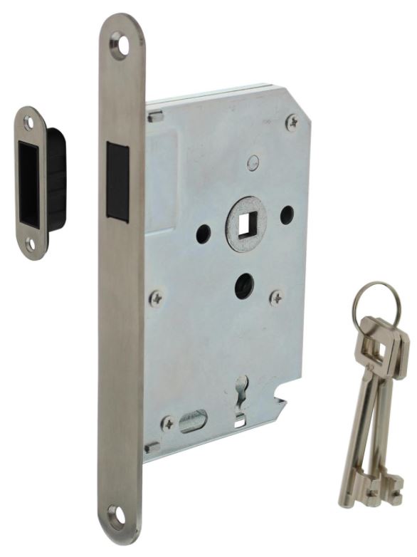 Intersteel Magneet Klavier Dag en Nachtslot SL56 Met rvs Voorplaat 20X175 mm