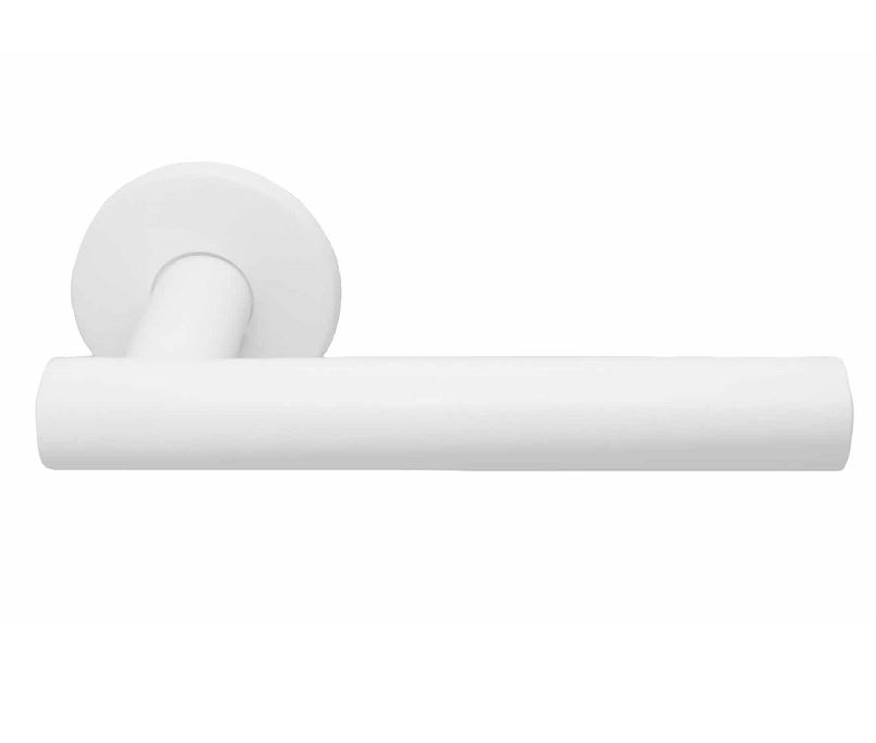 Deurklink Jesse Op Ronde Rozet mat Wit