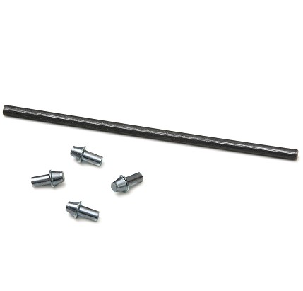 4 borgpinnen + stelpen voor Bommer scharnieren 75/100/125 mm