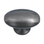 Meubelknop Ovaal 60 mm IJzer Blank