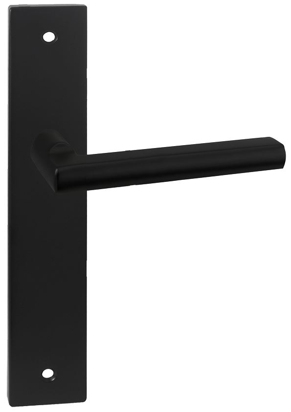 Deurklink Redhill op Vierkant schild Blind zwart