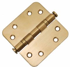 Kogellagerscharnier 8989 mm ronde hoek PVD mat goud