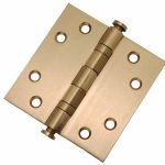 Kogellagerscharnier 8989 mm rechte hoek PVD mat goud