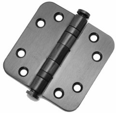 Kogellagerscharnier 7676 mm ronde hoek PVD gunmetal