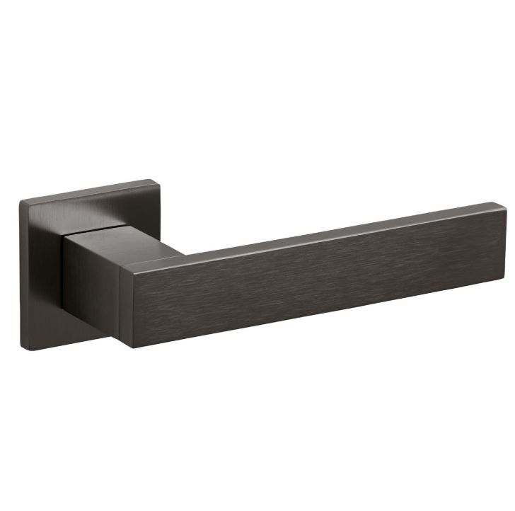 Olivari deurklink Diana op rozet antraciet mat titaan PVD