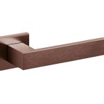 Olivari deurklink Diana op rozet brons mat titaan PVD