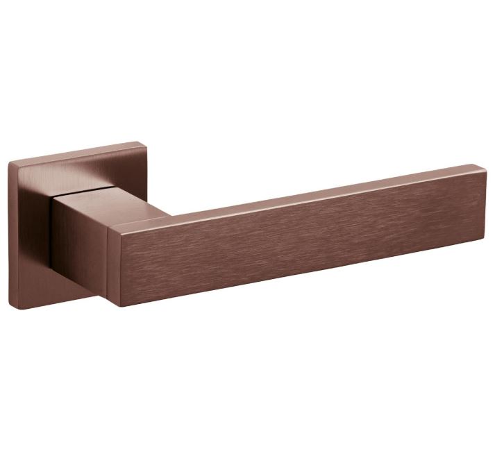 Olivari deurklink Diana op rozet brons mat titaan PVD