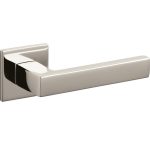 Olivari deurklink Planet Q op rozet nikkel titaan PVD