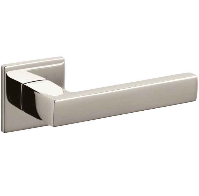 Olivari deurklink Planet Q op rozet nikkel titaan PVD