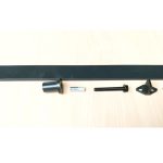 Tussenrail 45 cm voor de schuifdeursystemen 4752.000 en 4753.000