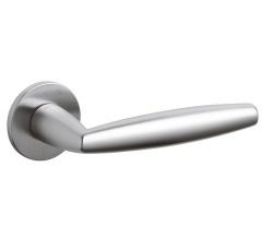 Olivari deurklink Aurelia op rozet chroom mat