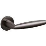 Olivari deurklink Aurelia op rozet antraciet mat titaan PVD