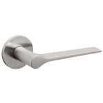 Olivari deurklink Lama L op rozet rvs mat titaan PVD