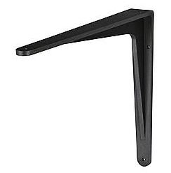 Plankdrager Herakles Aluminium zwart Gemoffeld 400x350 mm