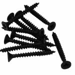 10 stuks rvs zwarte Schroeven Pozy Drive 4.5 x 40 mm