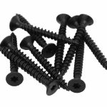 10 stuks rvs zwarte Schroeven Torx 4.5 x 40 mm