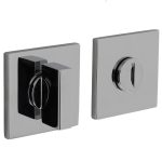 Olivari rozet toilet-/badkamersluiting vierkant chroom