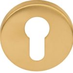 PC-Plaatje Rond PVD mat Goud