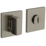 Olivari rozet toilet-/badkamersluiting vierkant nikkel mat titaan PVD