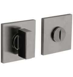 Olivari rozet toilet-/badkamersluiting vierkant rvs mat titaan PVD