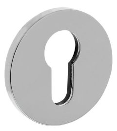 Olivari rozet rond met profielcilindergat chroom