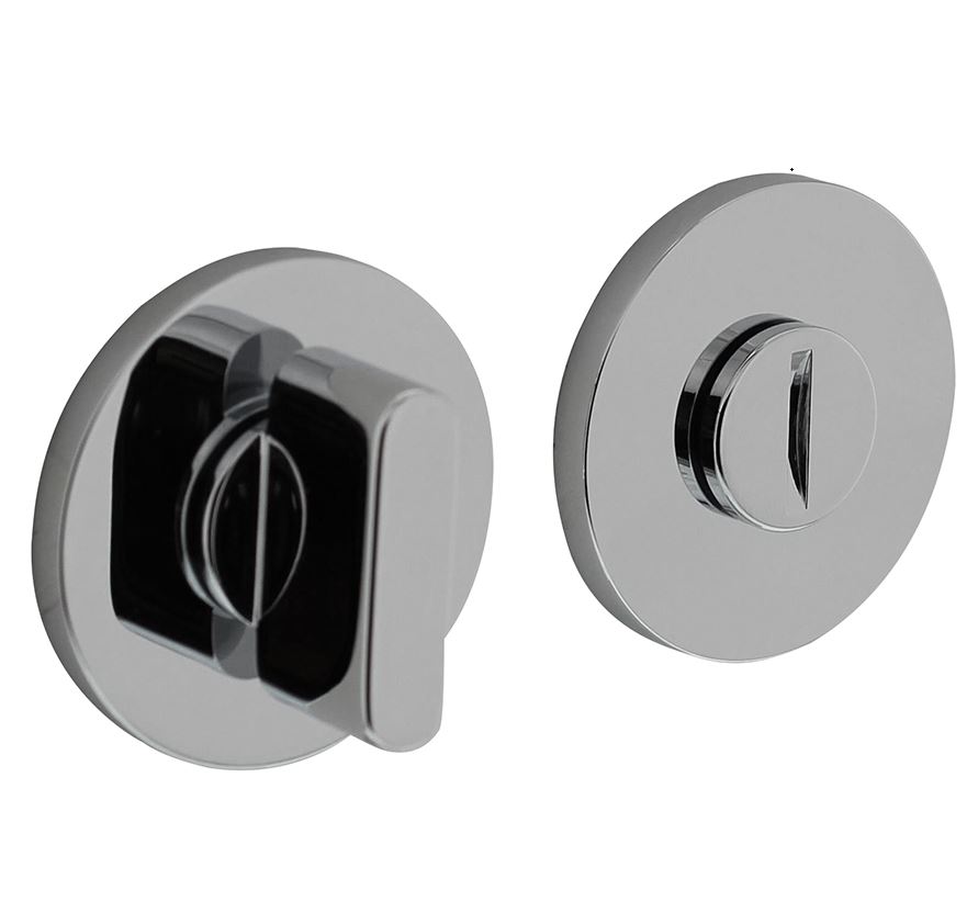 Olivari rozet toilet-/badkamersluiting rond chroom mat