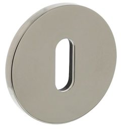 Olivari rozet rond met sleutelgat nikkel titaan PVD