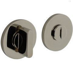 Olivari rozet toilet-/badkamersluiting rond nikkel titaan PVD