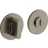 Olivari rozet toilet-/badkamersluiting rond nikkel mat titaan PVD