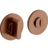 Olivari rozet toilet-/badkamersluiting rond koper mat titaan PVD