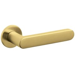 Olivari deurklink Link op rozet messing mat titaan PVD