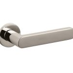 Olivari deurklink Link op rozet nikkel titaan PVD