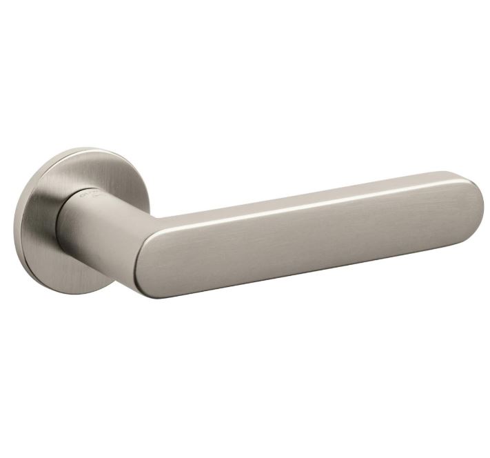 Olivari deurklink Link op rozet nikkel mat titaan PVD